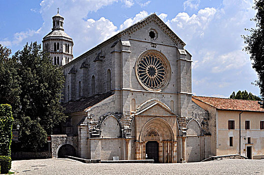 哥特式,大教堂,教堂,靠近,拉齐奥,意大利,欧洲