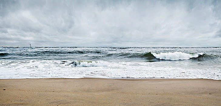 海滩,接近,飓风,沙,高兴,新泽西,美国