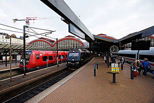europe,丹麦哥本哈根火车站