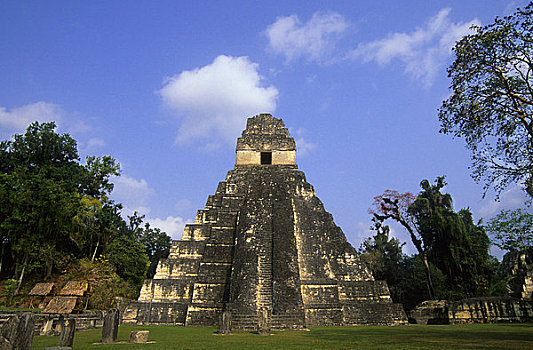 危地马拉,美洲虎金字塔,一号神庙