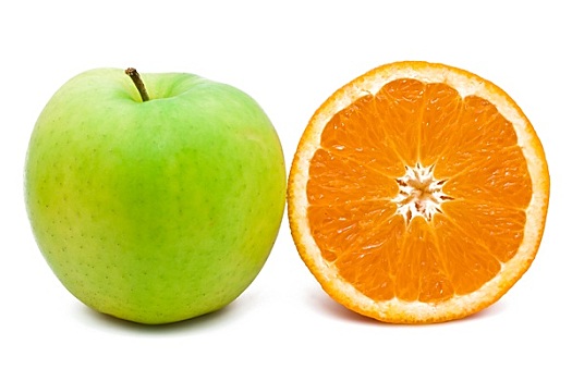 橙色,苹果