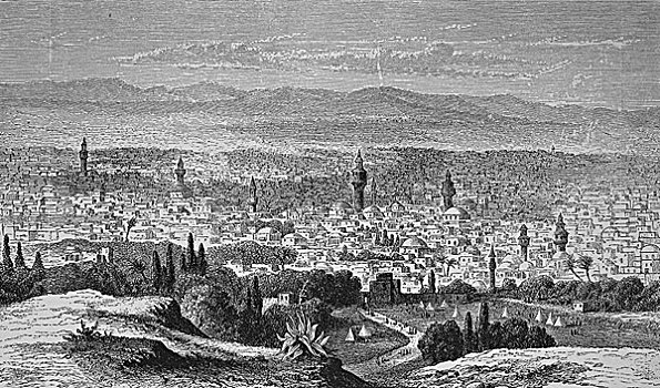 大马士革,叙利亚,历史,木刻