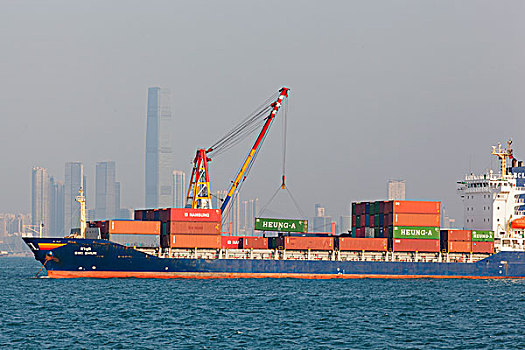 中国,香港,集装箱船