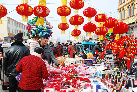 山东枣庄,赶年集,品年味