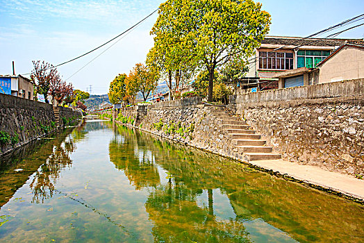 海曙,鄞江镇,大桥村,建岙村,小河