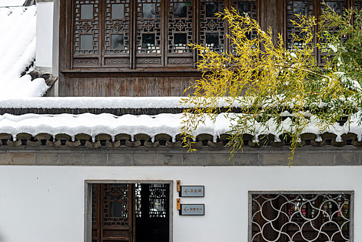 南京愚园雪景