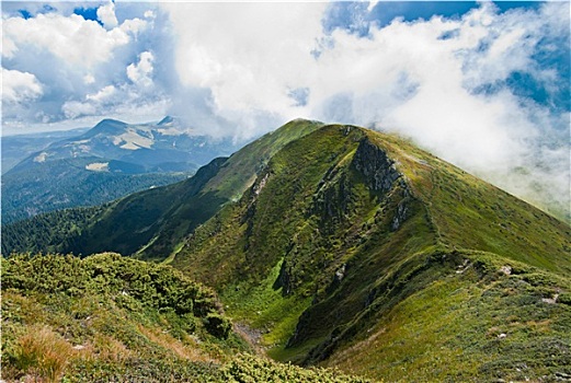 喀尔巴阡山脉,风景,山脊