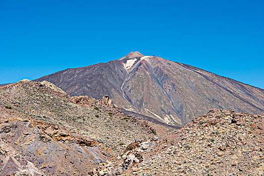 火山地貌,火山,泰德峰,泰德国家公园,公园,特内里费岛,加纳利群岛,西班牙,欧洲