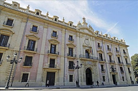 宫殿,执法,政府,瓦伦西亚,西班牙,欧洲