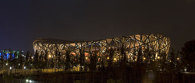 奥运场馆－鸟巢夜景