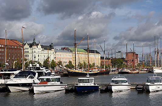 船,北方,港口,赫尔辛基,芬兰,欧洲