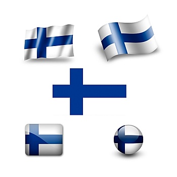芬兰,旗帜,象征