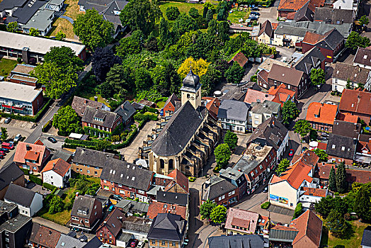 市中心,教堂,鲁尔区,北莱茵威斯特伐利亚,德国
