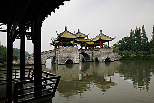 扬州瘦西湖,莲花桥