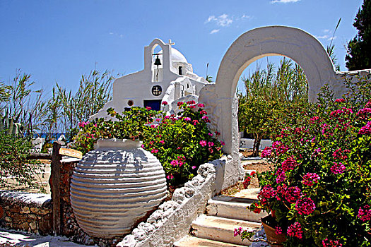 小教堂,楼梯,拱形,空气,博物馆,传统,克里特岛,生活,希腊,欧洲
