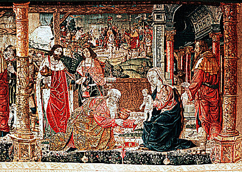 喜爱,挂毯,法国,早,16世纪
