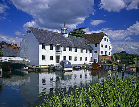 英格兰,白金汉郡,风景,水