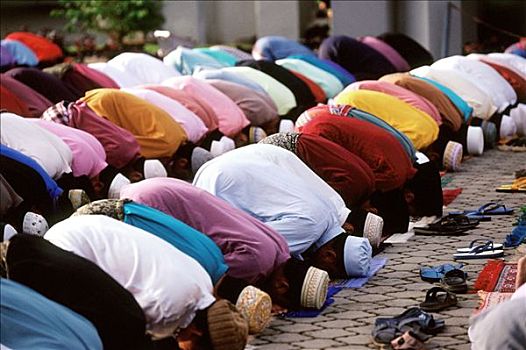 马来西亚,穆斯林,男人,祈祷