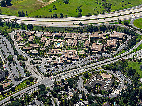 房产,高速公路,硅谷,山谷,加利福尼亚,美国,圣克拉拉