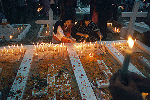 基督教,社区,天主教,教堂,观注,灵魂,孟加拉,十一月,2007年
