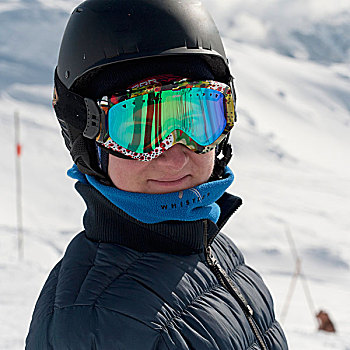 滑雪者,护目镜,头盔,滑雪胜地,不列颠哥伦比亚省,加拿大