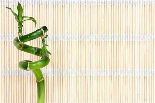 竹子,稻草,垫,背景