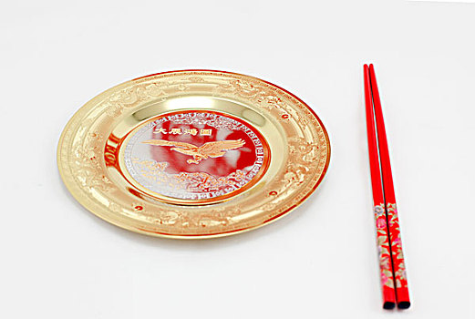 筷子,盘子