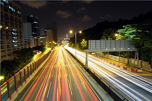 公路,夜晚