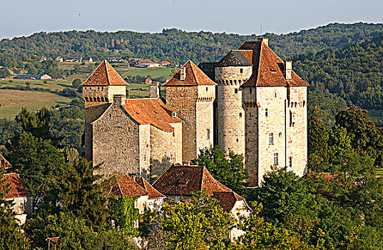 法国,利莫辛,中世纪,城堡