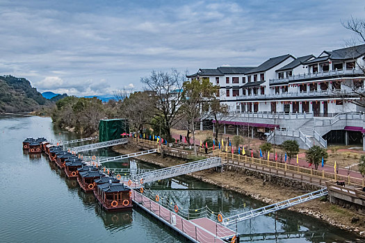 福建省武夷山古典园林建筑环境