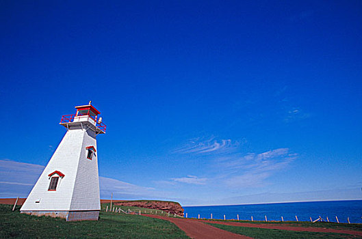 加拿大,爱德华王子岛,特莱恩海角,灯塔