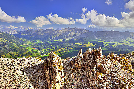 喀斯特地貌,区域,联合国教科文组织,生物圈,entlebuch,风景,瑞士,欧洲