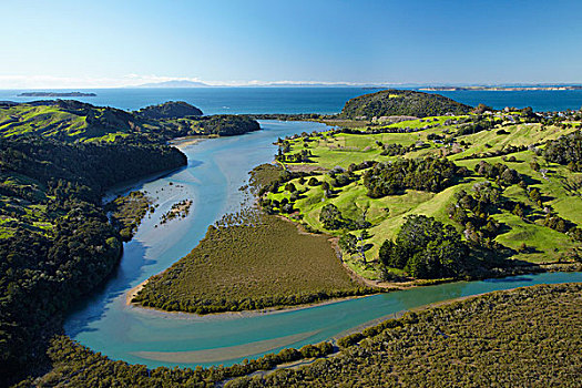 河,北方,奥克兰,北岛,新西兰