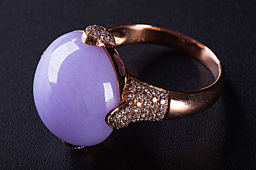 翡翠珠宝工艺品玉器镶嵌戒指