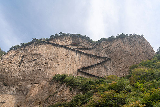 山西绵山云峰寺栈道