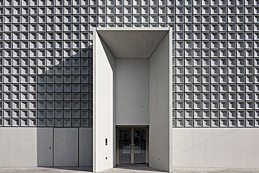 入口,美术馆,新建筑,库尔,瑞士