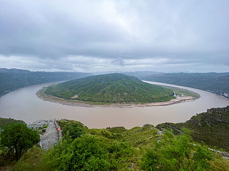 山西石楼下马家畔天下黄河第一湾