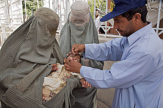 健康,工作,婴儿,户外,政府建筑,坎大哈,城市,阿富汗,六月,2007年