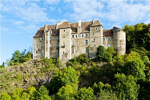 城堡,利莫辛,法国