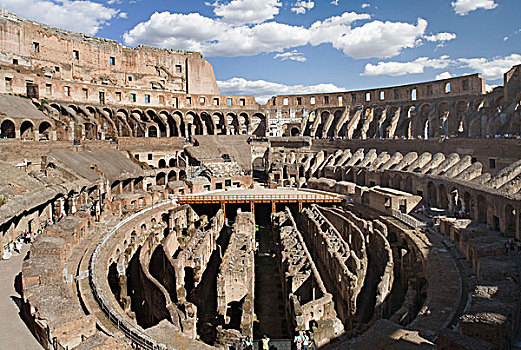 罗马人,罗马角斗场,椭圆,圆形剧场,罗马帝国,罗马,意大利