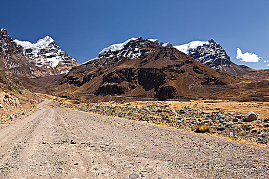 山,风景,道路,山脉,安第斯山,秘鲁,南美