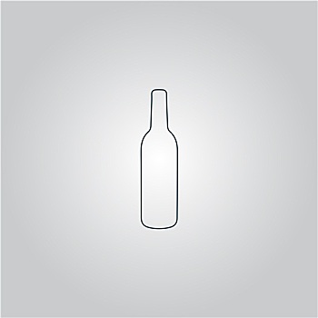 酒瓶,象征