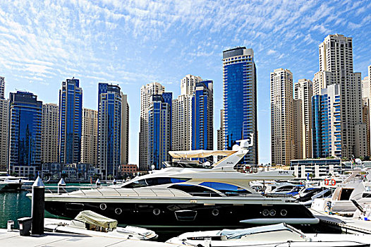 迪拜,码头,游艇,阿联酋,中东