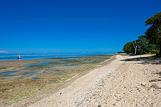 海滩,西部,海岸,新喀里多尼亚,美拉尼西亚,南太平洋