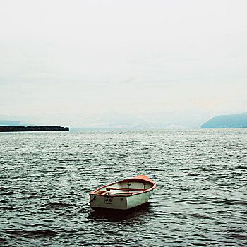 小船,日内瓦湖,上萨瓦,法国