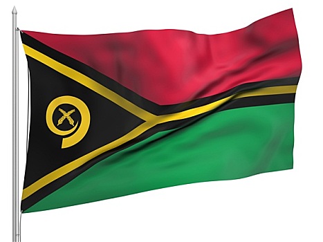飞,旗帜,瓦努阿图,国家