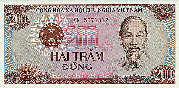 货币,越南,胡志明