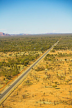 道路,偏僻地带,爱丽丝泉,北部地区,澳大利亚