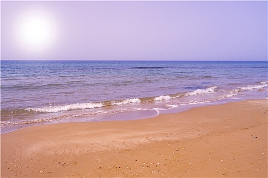 海滩,科夫岛,希腊