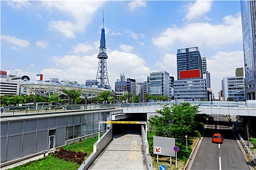 名古屋,市区,白天,日本,城市